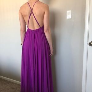 Lulu’s Backless Maxi Dress - Excellent Condition